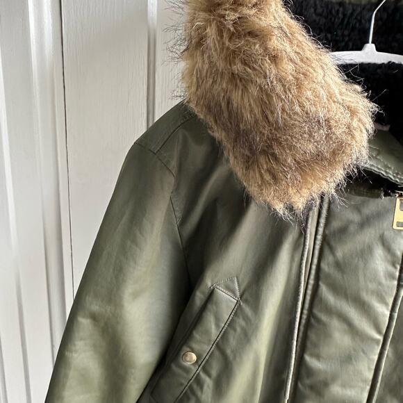 J. Crew Perfect Winter Parka Primaloft Olive Green - Picture 4 of 8